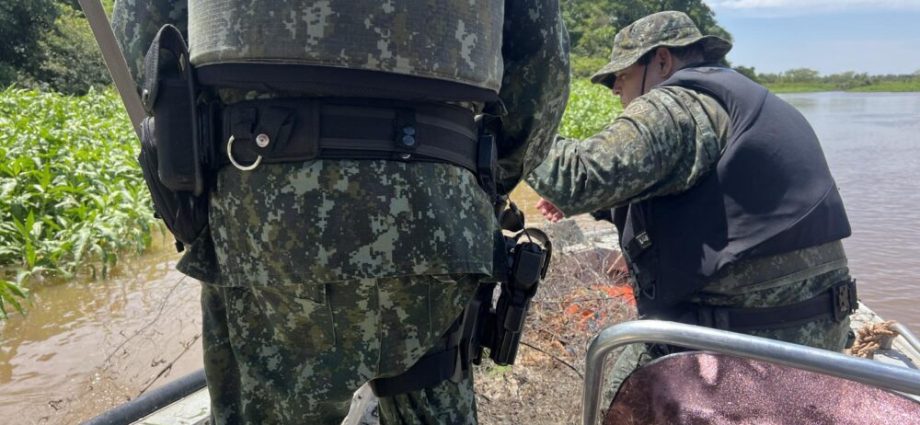 REDE DE PESCA IRREGULAR É APREENDIDA EM CASTILHO SP