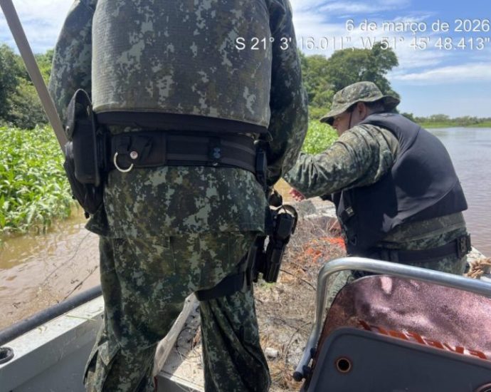 APREENSÃO DE REDE DE PESCA IRREGULAR EM CASTILHO APREENSÃO DE REDE DE PESCA IRREGULAR EM CASTILHO