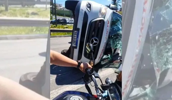 Colisão entre Ambulância e Carro Deixa Oito Feridos em São Bernardo do Campo