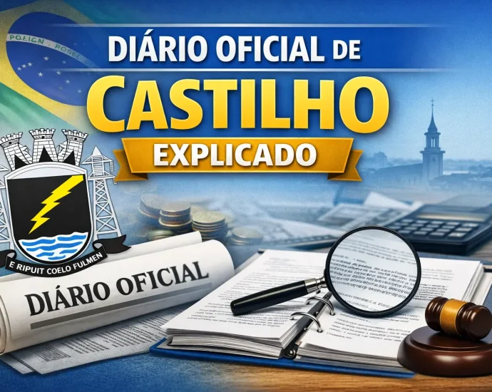 Diário Oficial de Castilho SP Explicado