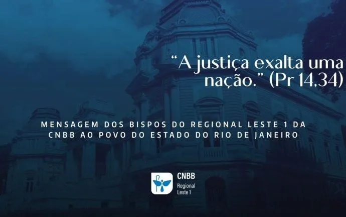 Mensagem de Esperança dos Bispos do Regional Leste 1 ao Povo do Rio de Janeiro