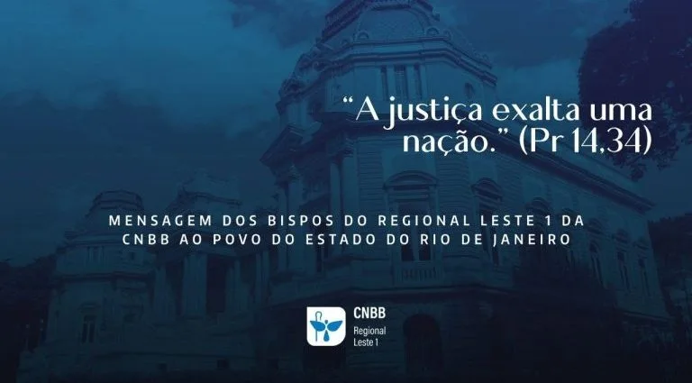 Mensagem de Esperança dos Bispos do Regional Leste 1 ao Povo do Rio de Janeiro