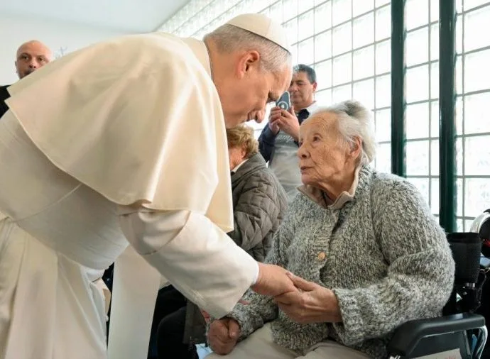 O Papa Francisco Visita a Comunidade de Ponte Mammolo em Roma