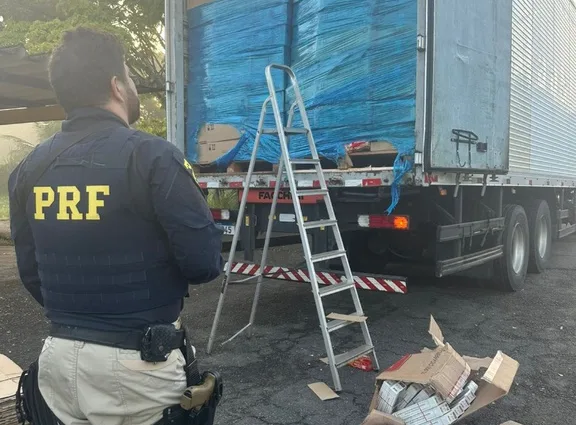 PRF Apreende 265 Mil Maços de Cigarros em Itabuna: Operação Revela Contrabando