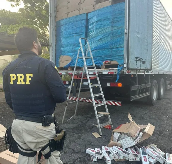 PRF Apreende 265 Mil Maços de Cigarros em Itabuna: Operação Revela Contrabando