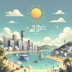 PREVISÃO DO TEMPO CASTILHO SP HOJE 23/MAR/2026: SOL E CALOR