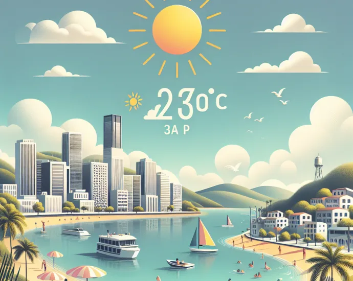 PREVISÃO DO TEMPO CASTILHO SP HOJE 23/MAR/2026: SOL E CALOR