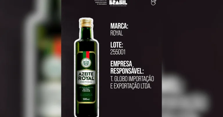 Anvisa Proíbe Azeite Extravirgem da Royal Após Fraude na Composição