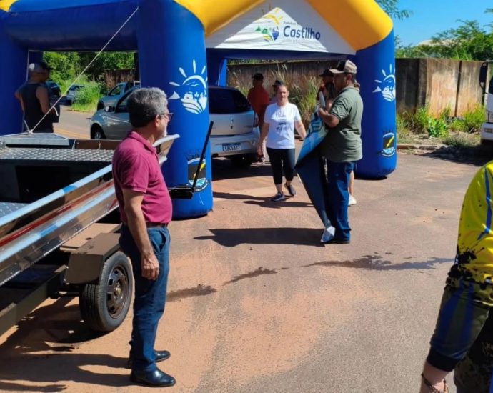 Carreata e Pedágio Agitam Castilho em Preparação para o Torneio de Pesca 2026