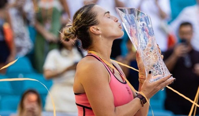 Sabalenka Celebra Título no Miami Open e Agradece Torcida Brasileira