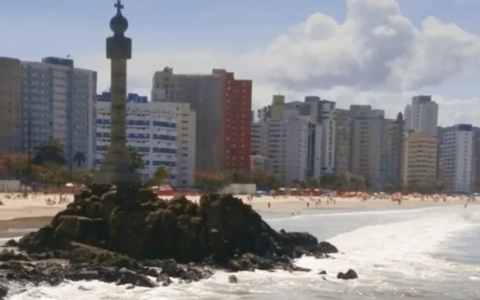 Justiça determina medidas para conter erosão nas praias de São Vicente