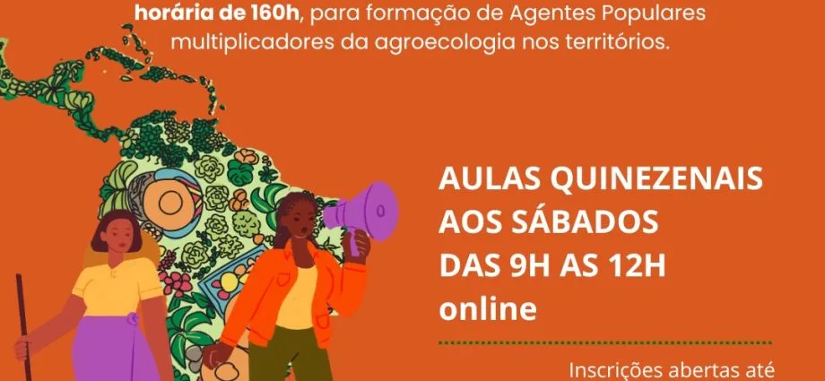 Curso de Formação de Agentes Populares em Agroecologia - Online