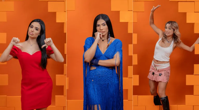 BBB 26: Formado o 14º Paredão com Jordana, Marciele e Samira