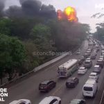 Incêndio na Ponte das Américas, no Panamá, é causado por explosão de caminhão-tanque