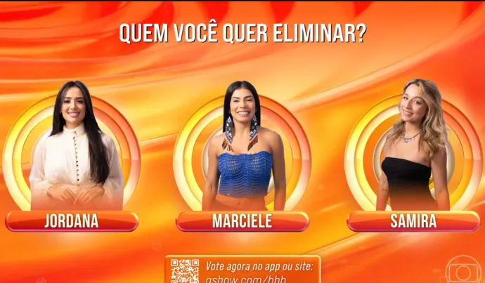 14º Paredão do BBB 26: Jordana, Marciele e Samira Disputam a Permanência no Reality