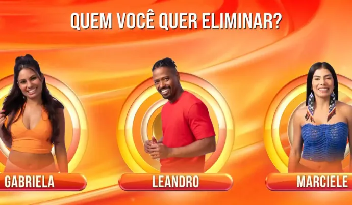 Enquete do BBB 26: Quem deve ser eliminado no 15º Paredão?