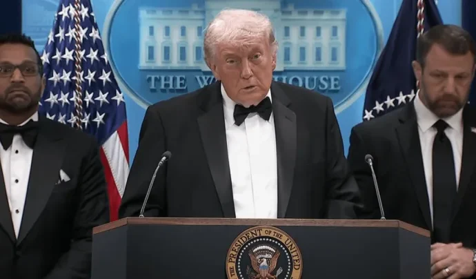 Trump comenta sobre os riscos da presidência após incidente em evento