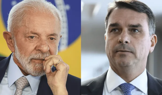 Lula e Flávio Bolsonaro Empatam em Pesquisa para o 1º Turno da Eleição