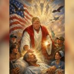 Trump defende imagem polêmica que o retrata como Jesus, afirmando ser uma representação médica