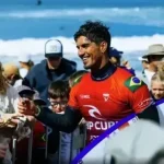 Gabriel Medina fica em segundo lugar na etapa de Margaret River