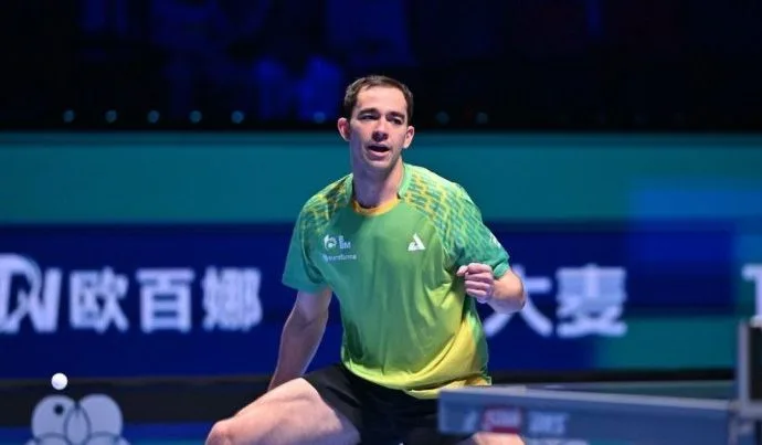 Hugo Calderano avança às quartas de final da Copa do Mundo de Tênis de Mesa