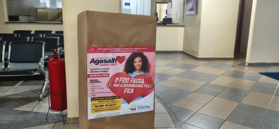 CAMPANHA DO AGASALHO: SOLIDARIEDADE EM CASTILHO