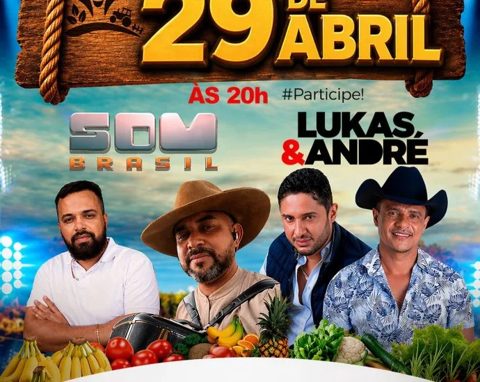 FEIRINHA COM SOM BRASIL E LUKAS & ANDRÉ EM CASTILHO SP