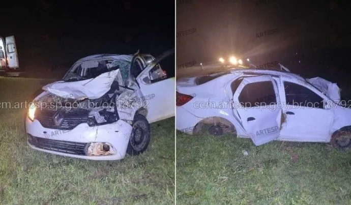 Motorista morre em capotagem na rodovia Castello Branco, SP