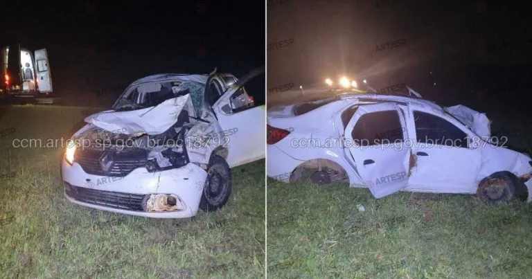 Motorista morre em capotagem na rodovia Castello Branco, SP