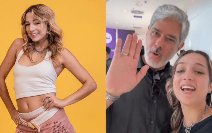 Samira Sagr comete gafe ao encontrar William Bonner e recebe resposta divertida