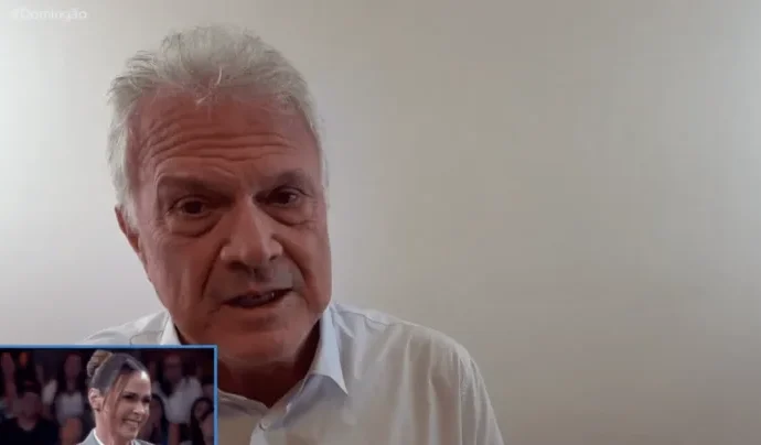 Pedro Bial elogia Tadeu e envia mensagem a Ana Paula no ‘Domingão com Huck’