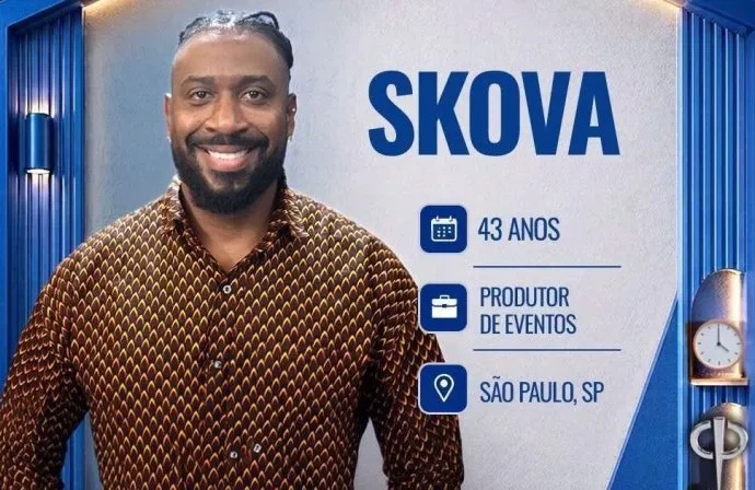 Marcelo Skova é um dos participantes do novo reality “Casa do Patrão”