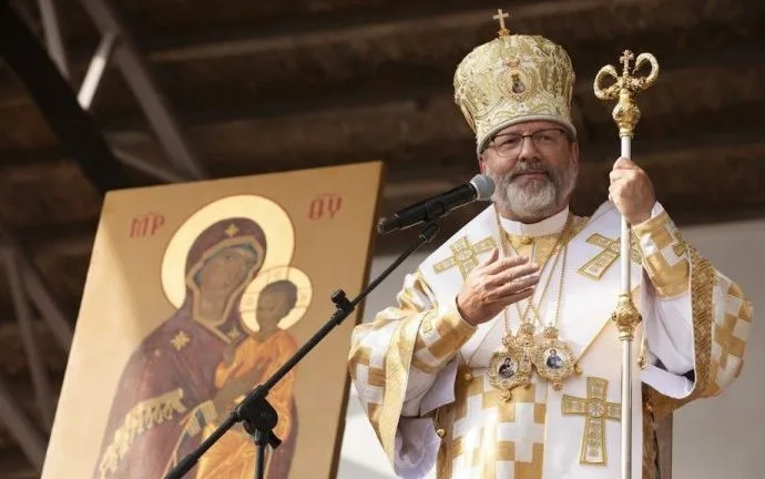 Arcebispo Shevchuk destaca união do povo ucraniano em oração pela paz com o Papa