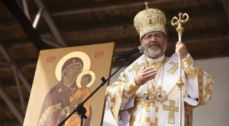 Arcebispo Shevchuk destaca união do povo ucraniano em oração pela paz com o Papa