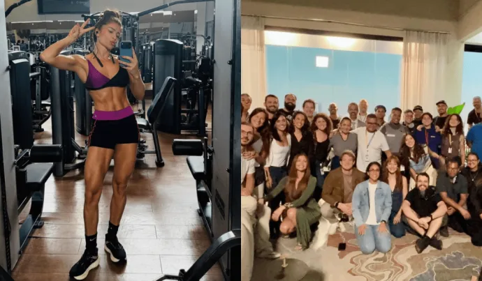 Grazi Massafera compartilha momentos do dia a dia durante gravações de ‘Três Graças’