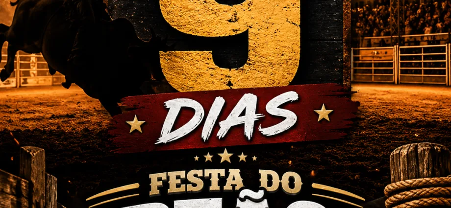 Faltam 9 dias para a Festa do Peão em Castilho 2026 e cidade já sente o clima do evento