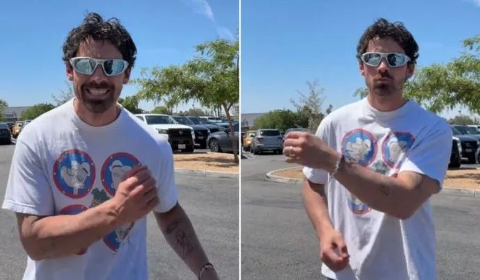 Joe Jonas dança e interage com fãs brasileiros antes de show em São Paulo