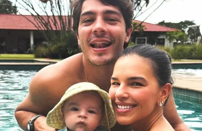 Mariana Rios celebra mesversário do filho Palo com declarações emocionantes