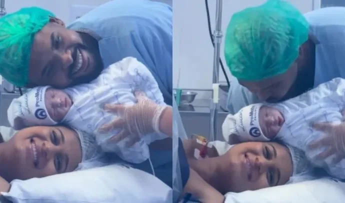 Péricles celebra nascimento do primeiro neto, Pedro Lucas