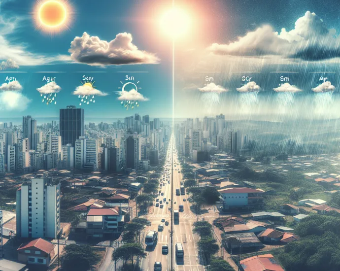 Previsão do tempo em Castilho - SP para hoje, 1º de abril de 2026