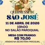 Quermesse de São José será realizada no dia 11 de abril em Castilho Quermesse de São José será realizada no dia 11 de abril em Castilho