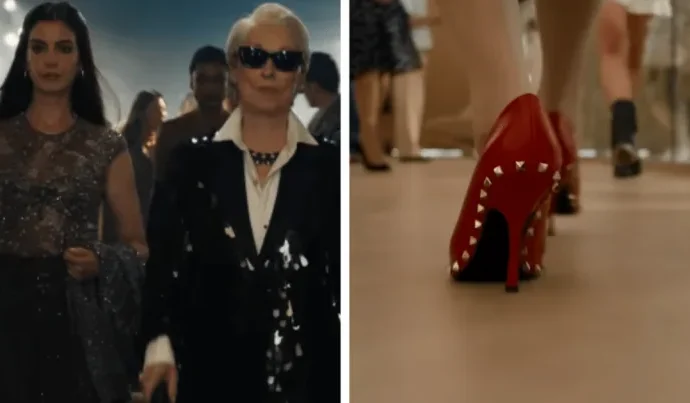 Estilista de ‘O Diabo Veste Prada 2’ defende escolha dos saltos vermelhos no trailer Estilista de ‘O Diabo Veste Prada 2’ defende escolha dos saltos vermelhos no trailer