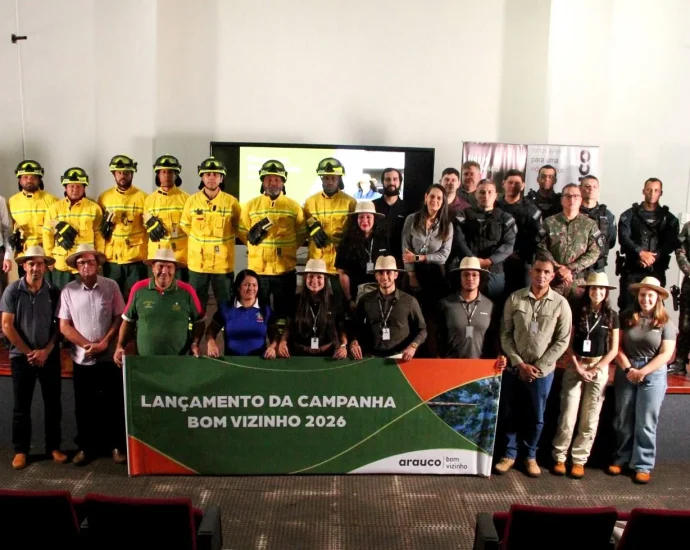 Arauco lança campanha Bom Vizinho 2026 em Inocência