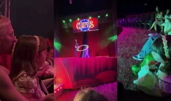 Virginia Fonseca fecha circo para diversão em família