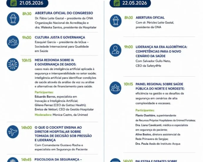 Hospitalar 2026 apresenta novas certificações em saúde Hospitalar 2026 apresenta novas certificações em saúde