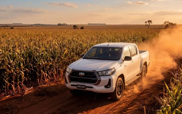 Hilux celebra 10 anos de liderança com campanha que conta histórias do agro