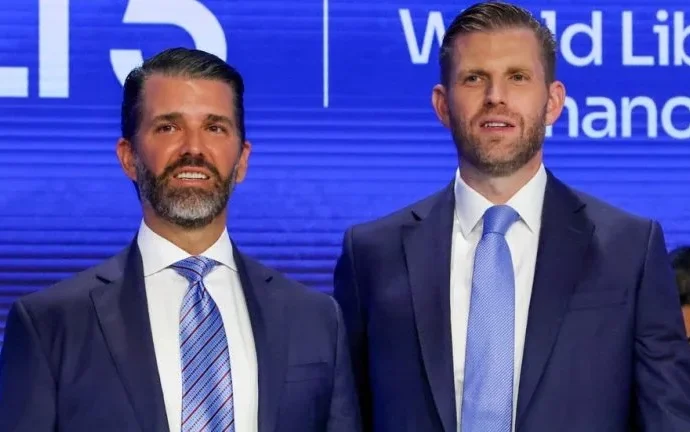 Filhos de Trump firmam acordo com grupo minerador apoiado pelo governo dos EUA