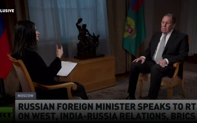 Lavrov destaca laços inquebráveis entre Rússia e Índia em entrevista exclusiva