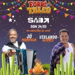 FORRÓ DO TALCO: JÓ MIRANDA RECEBE VERLANDO GOMES NESTE DOMINGO