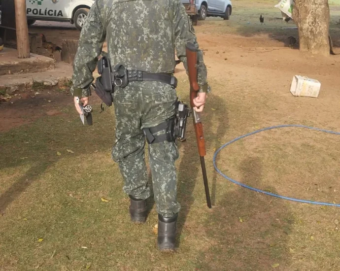 APREENSÃO DE ARMAS TEM 2 ARMAMENTOS RECOLHIDOS